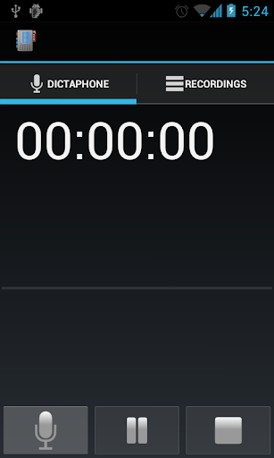 dictaphone for android screenshot