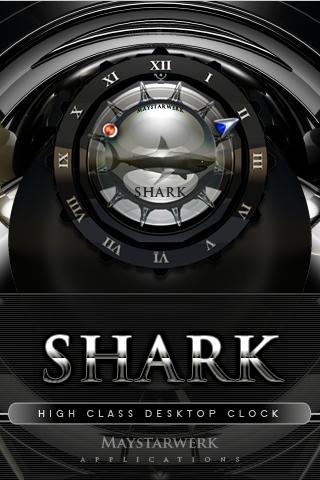 Shark clock widget