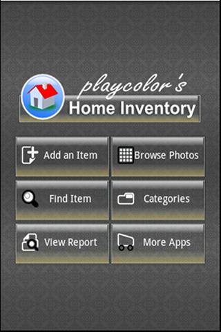 Playcolors Home Inventory Pro