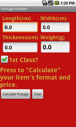 Postage Checker