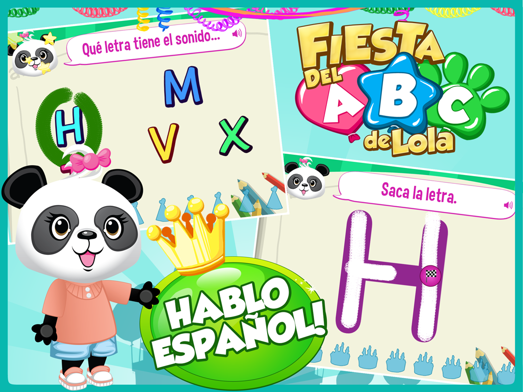 Android application Lola's ABC Party screenshort