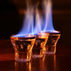 Flaming Dr Pepper Shot