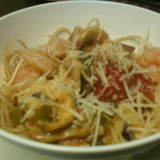 Linguine With Garlic Shrimp