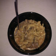 Creamy Beef Stroganoff