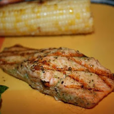 Grilled Basil Salmon