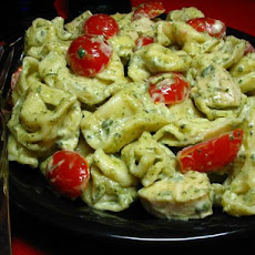 Pesto Chicken Tortollini Salad