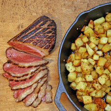 Marinated Duck Breast with Sauteed Potatoes