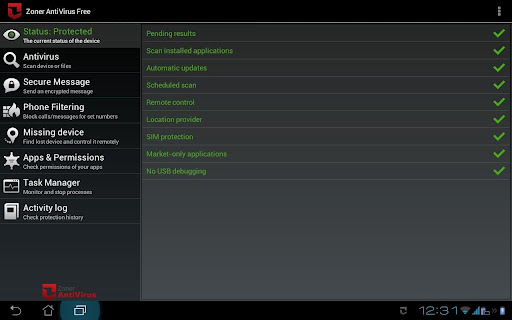【免費工具App】Zoner AntiVirus Free - Tablet-APP點子