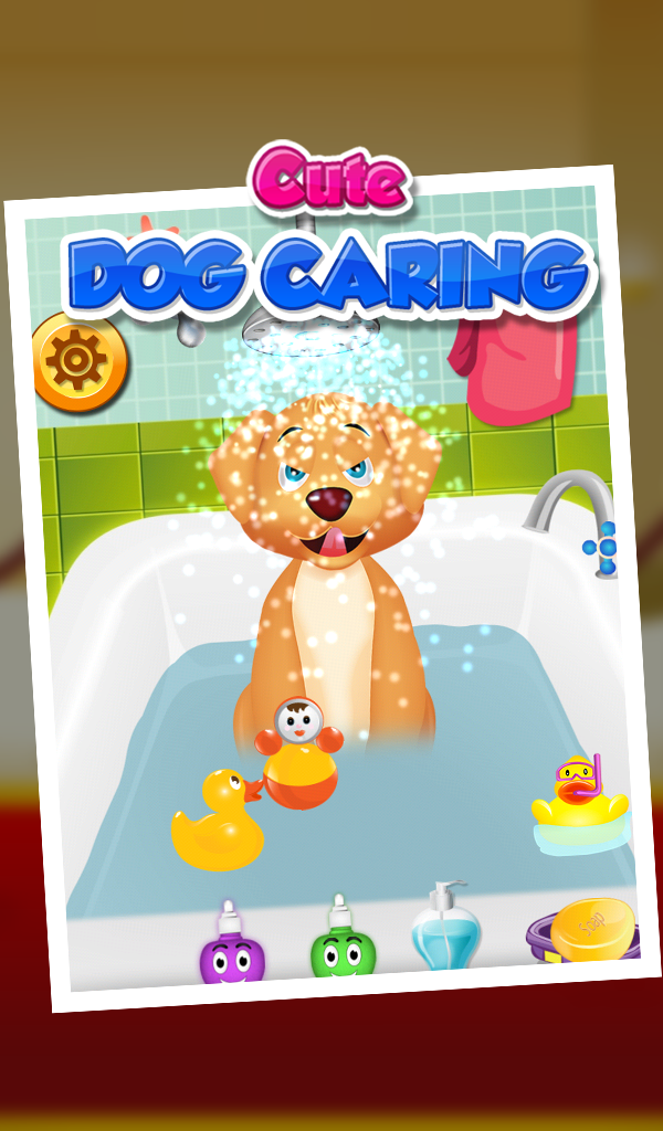 Android application Cute Dog Caring - Kids Game screenshort