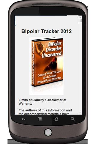 Bipolar Tracker 2012