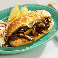 Steak and Cheese Sandwiches with Mushrooms