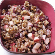 Wheat Berry Salad With Red Fruit