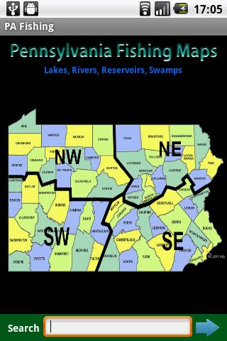 Pennsylvania Fishing Maps 11K