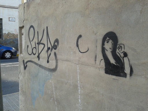 Graffiti Magic Woman