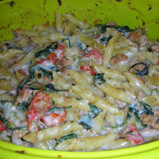 Tuna and Pesto Pasta Bake