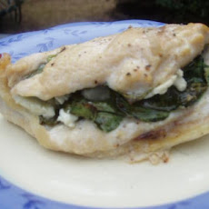 Chicken Breasts Stuffed with Feta and Spinach