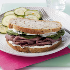 Roast Beef Sandwich with Horseradish Aioli