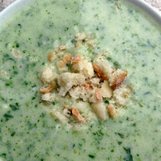 Spinach and Yoghurt Soup