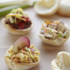 Wonder Bread Chinese Chicken Salad Appetizer Croustades
