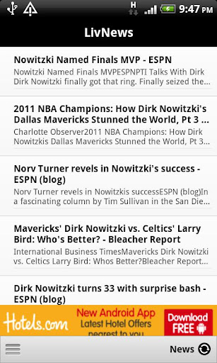 LivNews: Dirk Nowitzki FREE