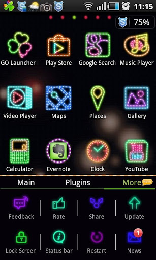 NeonLightPaid LauncherTheme