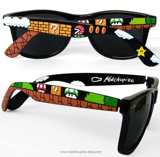 Ketchupize glasses with handmade pictures