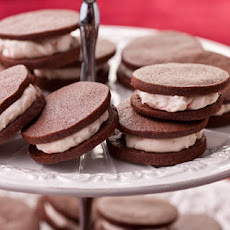 Chocolate Sandwich Cookies with Peppermint Buttercream Filling Recipe
