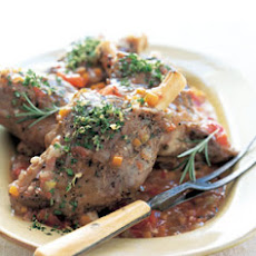 Lamb Shanks with Tomatoes and Fresh Herbs
