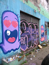Graffiti Casal Fantasma Do Pacman