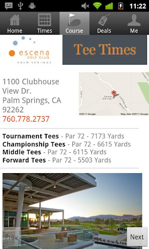 【免費運動App】Escena Golf Club Tee Times-APP點子