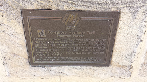 Foreshore Heritage Trail Shenton House