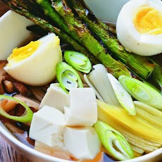 Michael Natkin's Soba Noodles in Shiitake-Shoyu Broth with Spring Vegetables