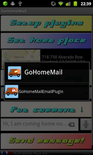 GoHomeMail Email Plugin