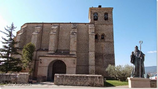 Villatuerta - Iglesia de la Asunción y estatua de San Veremundo