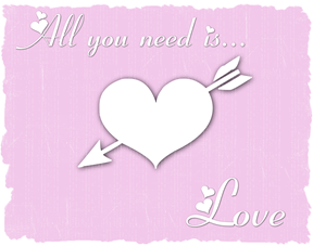 all you need is love pink