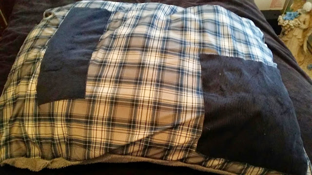 New Outer Pillow (cell photo by Trisha)