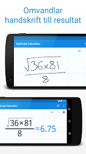  MyScript Calculator– miniatyr av skärmdump  