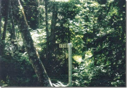 Iron Goat Trail Milepost 1718 in 2000