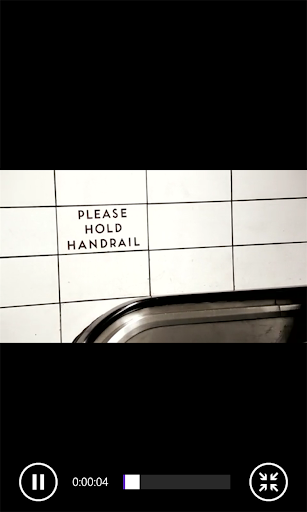 Video plays in full screen by default