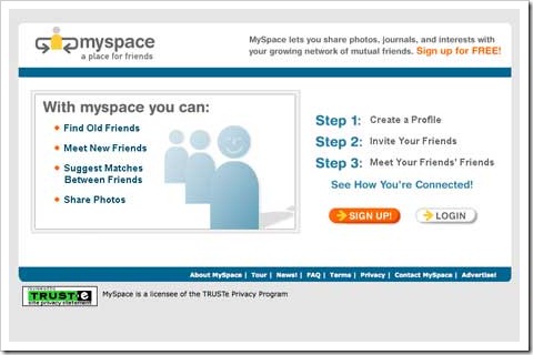 myspace first look