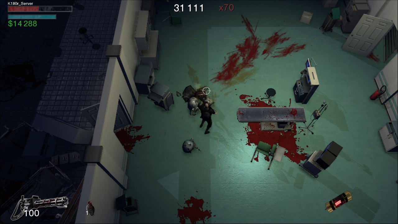 indie retro news primal fears top down isometric horror shooter