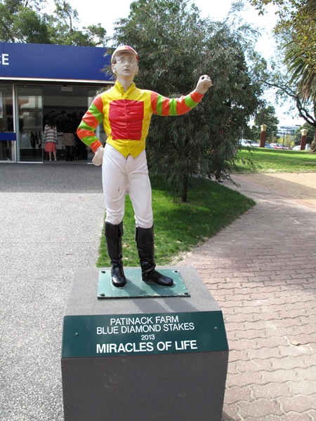 jockey statue