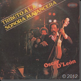 Oscar D' Leon - Tributo A La Sonora Matancera (LP Front)