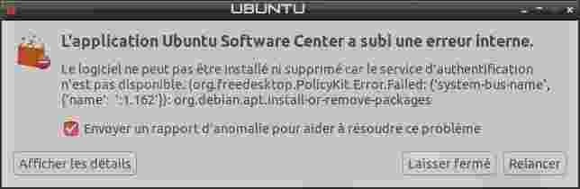Apport Error
