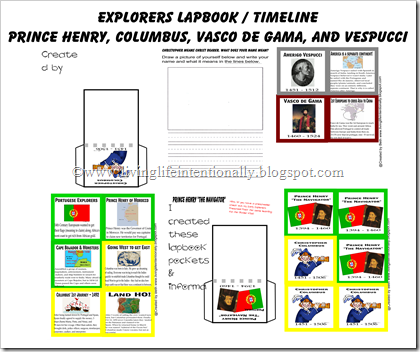 FREE Early Explorers Lapbook and Worksheets for Homeschool History FREE Early Explorers Lapbook and Worksheets for Homeschool History