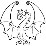 DRAGON COLORING PAGES