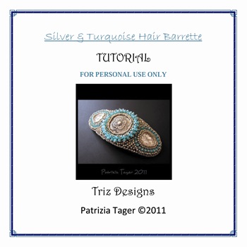 Silver & Turquoise Barrette Listing1 copy