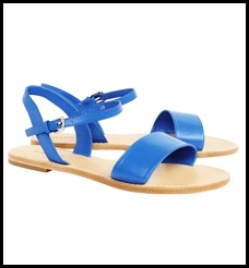 cobalt sandals
