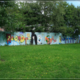 Grafitti in der Puschkinstraße