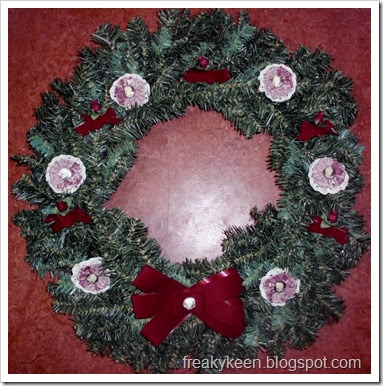 Red and Rose Wreath